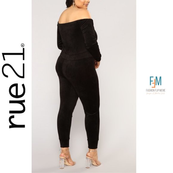 Rue21 Pants & Jumpsuits New Rare Find Rue2 Offshoulder Long Sleeve